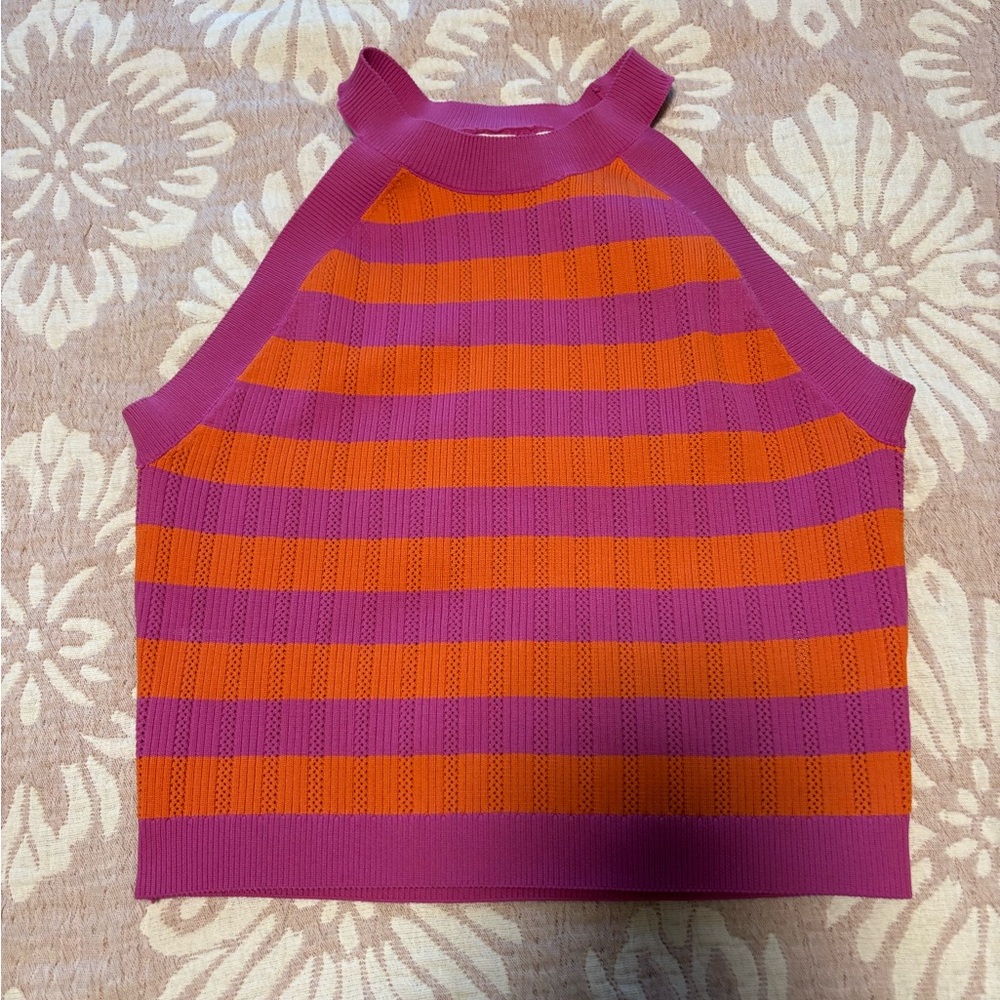 Colorful Striped Sleeveless Tank Top